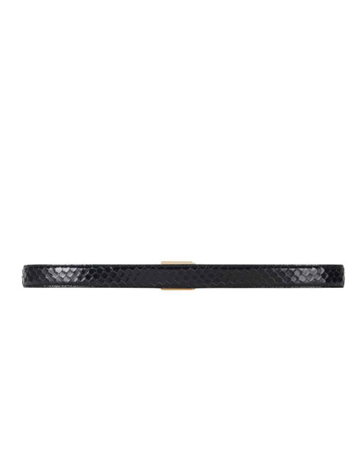 Cintura in pelle con texture a squame Elisabetta Franchi | CT63S67E2110
